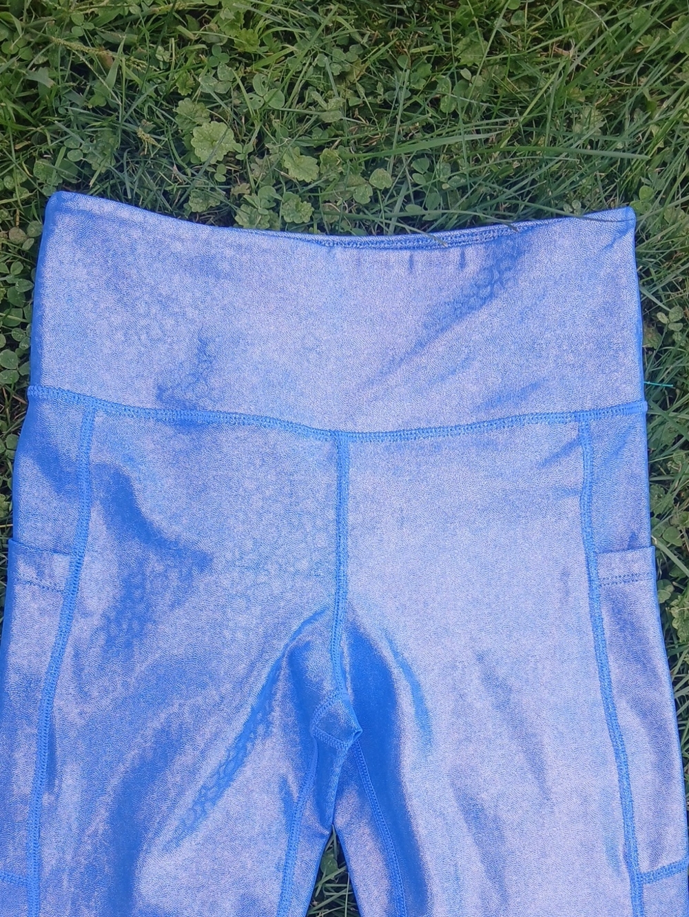 ZYIA Mermaid Light And Tight Leggings Iridesent Size 4 - Picture 2 of 5